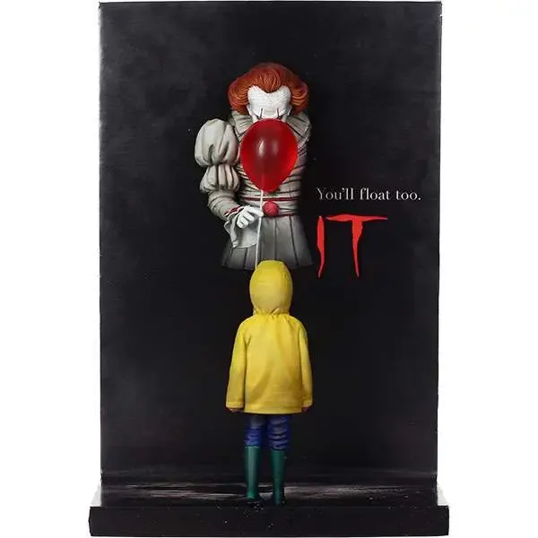 Stephen Kings ES Pennywise & Georgie 3D Poster Figur 25 cm von SD Toys