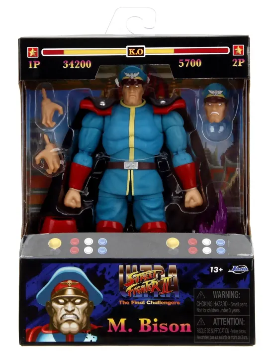 Street Fighter II M. Bison Player 2 Deluxe Actionfigur 1/12 Limited Edition