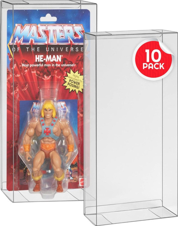Lot de 10 boîtiers PET pour figurines MotU Origins Power Posing (Carded)