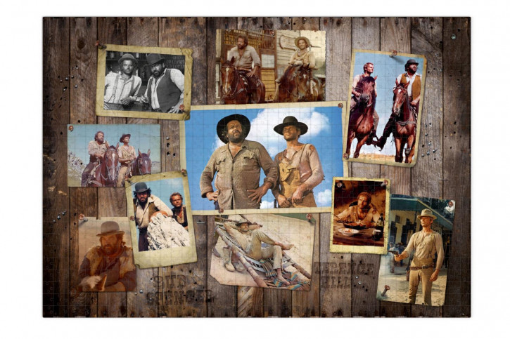 Bud Spencer & Terence Hill Puzzle Western Photo Wall