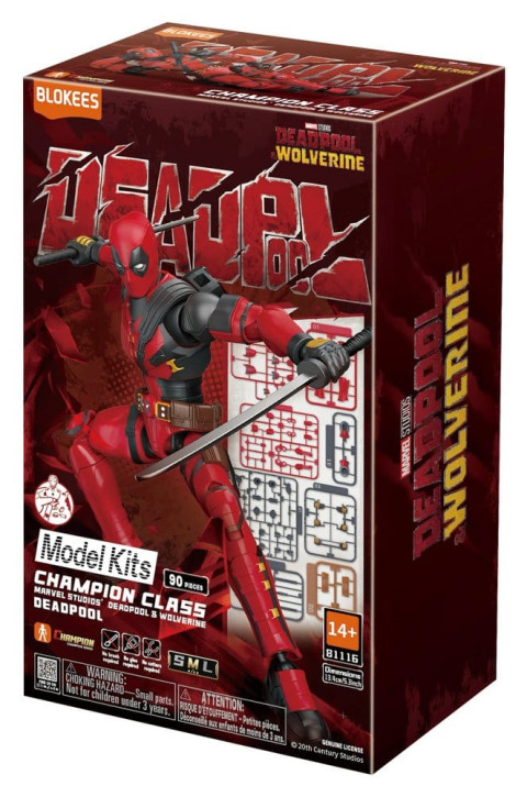 Marvel Deadpool Blokees Bausatz Offiziell lizenziertes Modellbauset