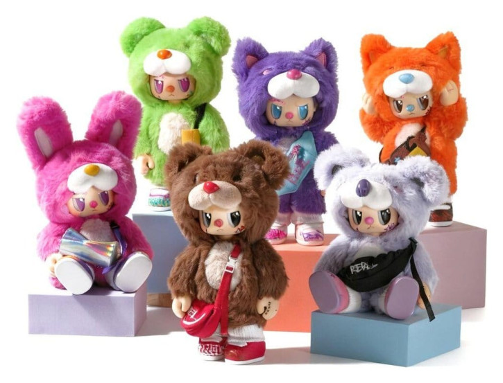 Rebel Bears Actionfiguren Plüsch Blind Box Movable Series 18 cm