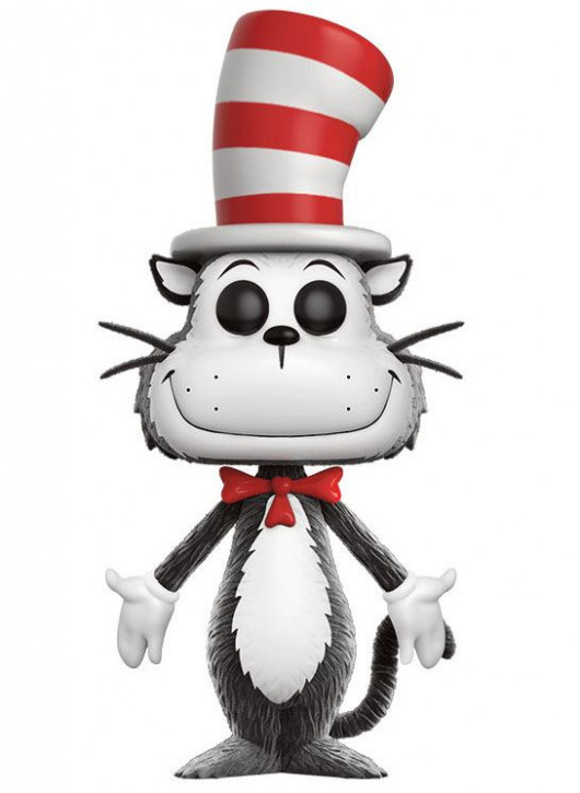 Dr. Seuss POP! Books Vinyl Figure Cat in the Hat (Flocked) 9 cm