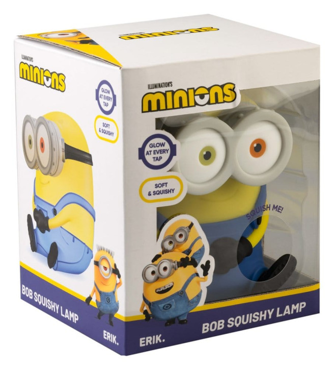 Minions Squishy LED Lampe mit Akku, Timer und USB-C