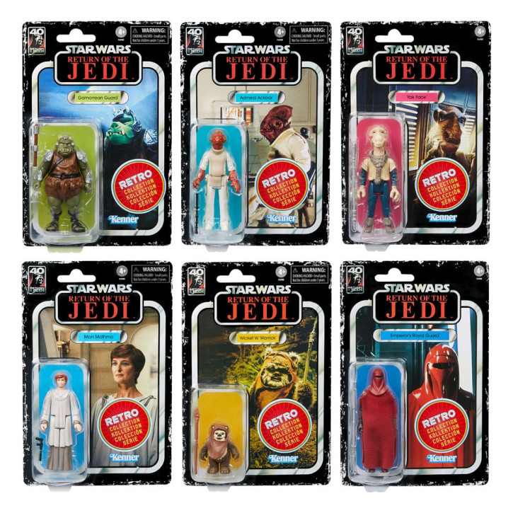 Star Wars Episode VI Retro Collection Actionfiguren 6er-Pack 10 cm