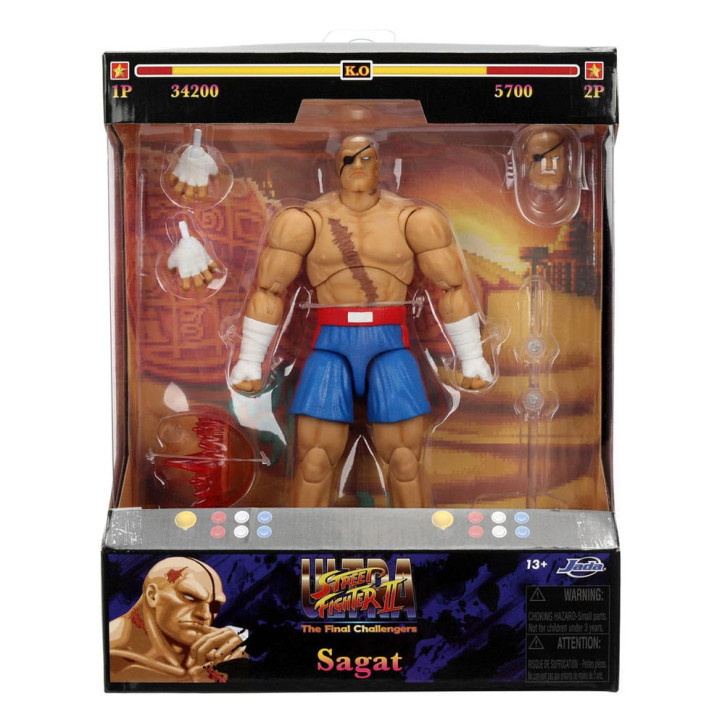 Ultra Street Fighter II: The Final Challengers Actionfigur 1/12 Sagat 15 cm