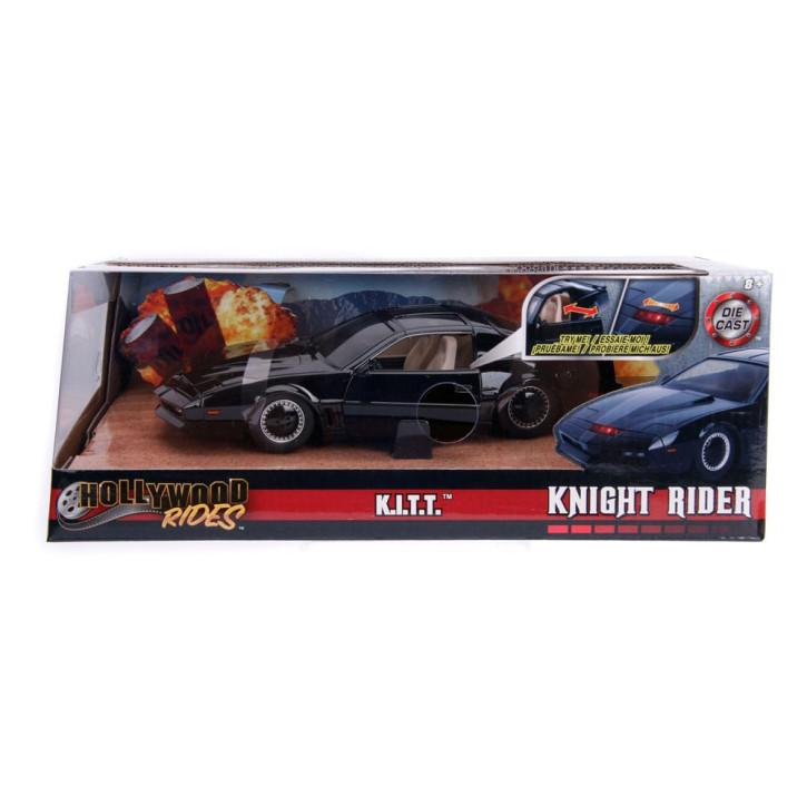 Knight Rider Diecast Model 1/24 – 1982 Pontiac Trans Am “Try Me” KITT