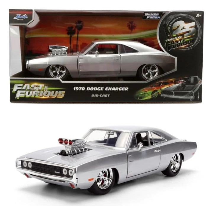 Fast & Furious Diecast Model 1:24 – Anniversary Dom's Dodge – 19 cm