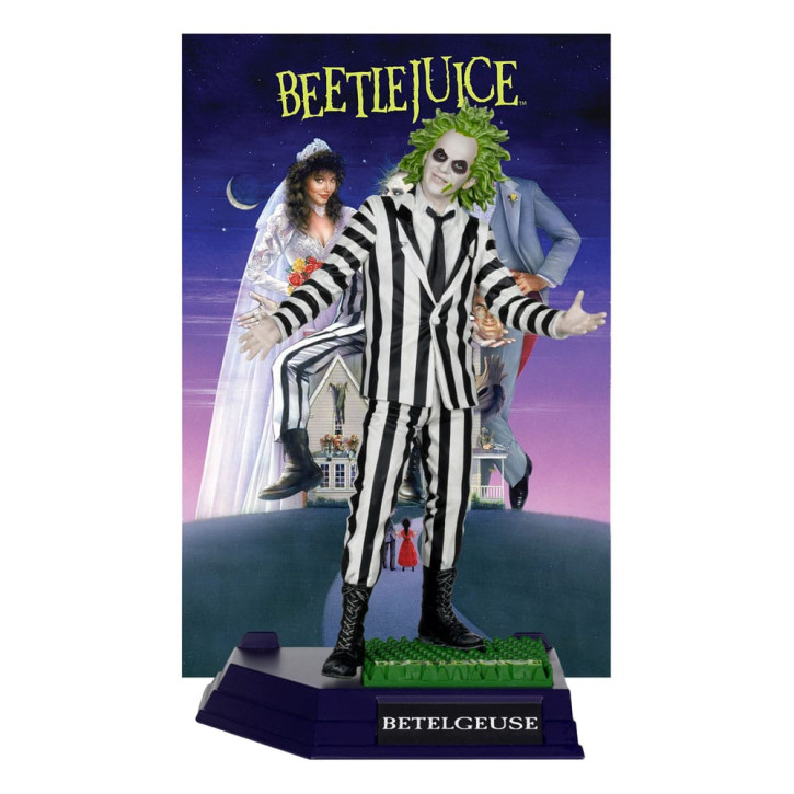 Beetlejuice Movie Maniacs Statue PVC Beetlejuice 17 cm