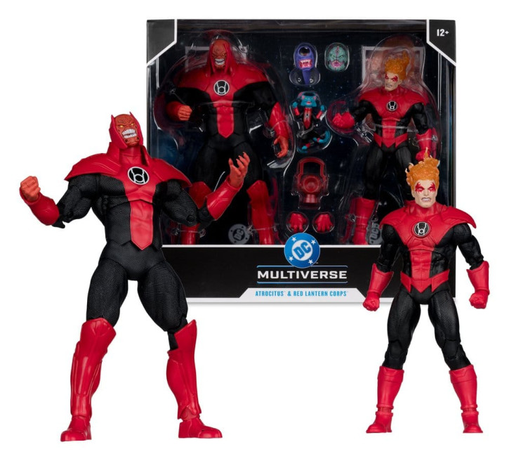 DC Multiverse Atrocitus & Red Lantern Corps (Green Lantern) – Actionfiguren 2er-Pack