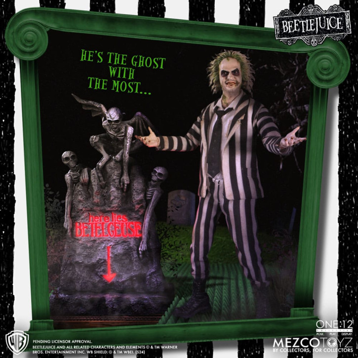 Beetlejuice Action Figure 1/12 Deluxe Edition (18 cm)