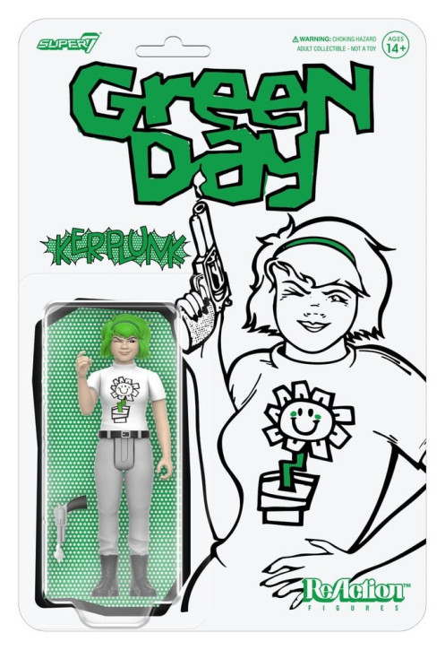 Green Day Kerplunk Girl ReAction Actionfigur von Super7