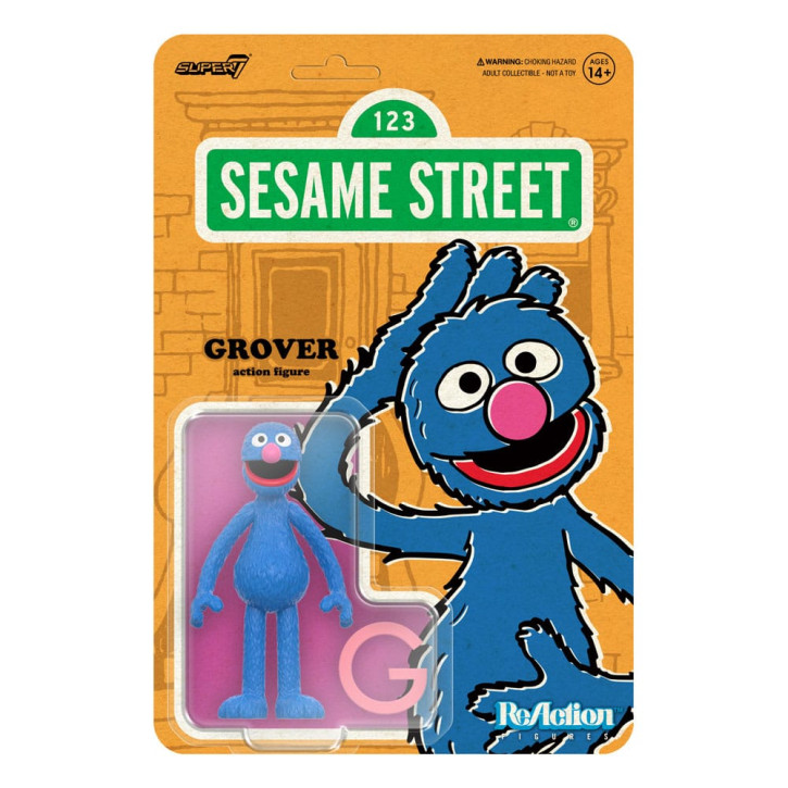 Sesamstraße ReAction Actionfigur Wave 05 Grover 10 cm Sesamstraße ReAction Actionfigur Wave 05 Grover 10 cm