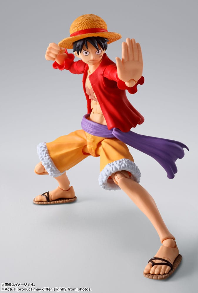 One Piece Figure Luffy 14 cm Tamashii Nations, action figure luffy