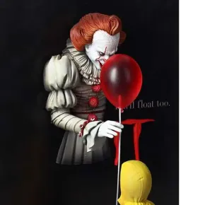 Stephen Kings ES Pennywise & Georgie 3D Poster Figur 25 cm von SD Toys