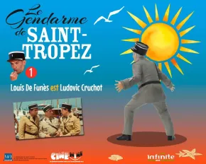 Der Gendarm von Saint-Tropez #1 Louis de Funès als Ludovic Cruchot Cine-Mini PVC Figur