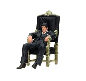 Scarface Tony Montana im Sessel PVC Statue 18 cm von SD Toys