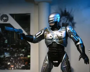 RoboCop Ultimate Battle Damaged Actionfigur mit Chair