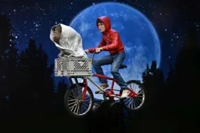 E.T. 40th Anniversary Elliott & E.T. auf dem Fahrrad