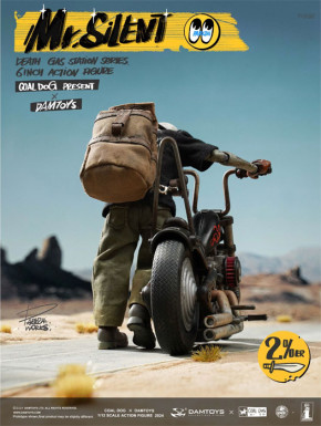Death Gas Station Series Figur – Mr. Silent Deluxe mit Chopper