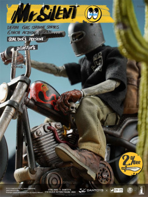 Death Gas Station Series Figur – Mr. Silent Deluxe mit Chopper