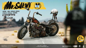 Death Gas Station Series Figur – Mr. Silent Deluxe mit Chopper