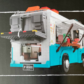 Set de construction Original Joyside Series : Food truck rétro, 19 cm