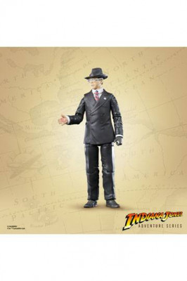 Figurine d'action Indiana Jones de la série Major Arnold Toht Adventure (Les Aventuriers de l'Arche Perdue) de 15 cm