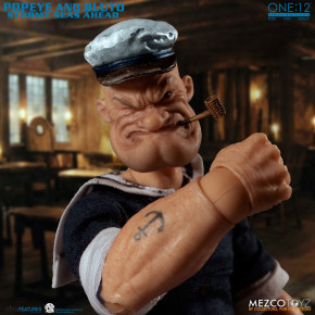 Popeye Action Figures 1/12 Popeye & Bluto: Stormy Seas Ahead Deluxe Box Set