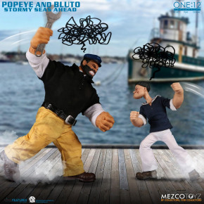 Popeye Action Figures 1/12 Popeye & Bluto: Stormy Seas Ahead Deluxe Box Set