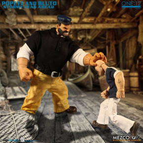 Popeye Action Figures 1/12 Popeye & Bluto: Stormy Seas Ahead Deluxe Box Set