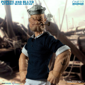 Popeye Action Figures 1/12 Popeye & Bluto: Stormy Seas Ahead Deluxe Box Set