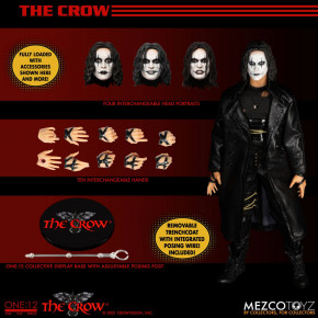 The Crow Actionfigur 1/12 Eric Draven 17 cm