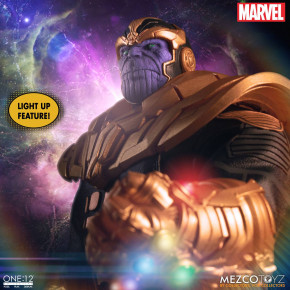 Marvel Universe Actionfigur mit Leuchtfunktion 1/12 Thanos 21 cm