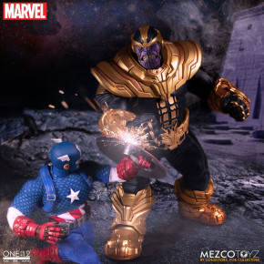 Marvel Universe Actionfigur mit Leuchtfunktion 1/12 Thanos 21 cm