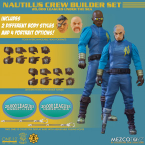 Mezco exklusiv Figuren Set Nautilus Crew one:12