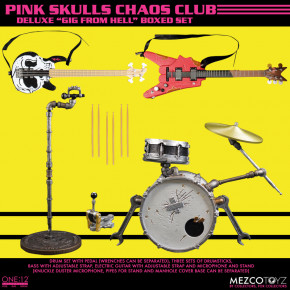 Exclusive Mezco one12 Pink Skulls Chaos Club Deluxe