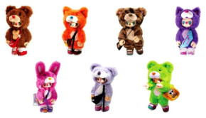 Rebel Bears Actionfiguren Plüsch Blind Box Movable Series 18 cm