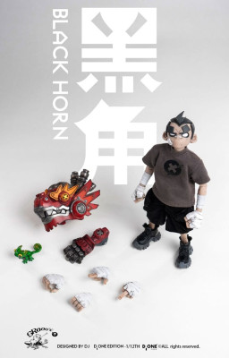 The Circle Actionfigur Kit 1/12 Black Horn Year1 of the Loong Limited Edition 16 cm