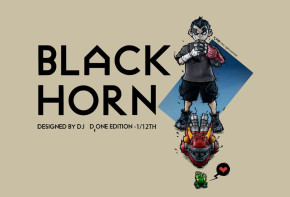 The Circle Actionfigur Kit 1/12 Black Horn Year1 of the Loong Limited Edition 16 cm