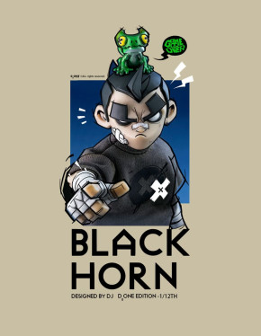 The Circle Actionfigur Kit 1/12 Black Horn Year1 of the Loong Limited Edition 16 cm