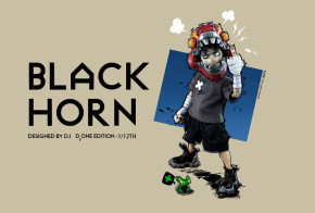 The Circle Actionfigur Kit 1/12 Black Horn Year1 of the Loong Limited Edition 16 cm