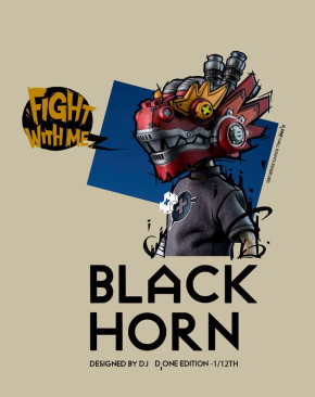 The Circle Actionfigur Kit 1/12 Black Horn Year1 of the Loong Limited Edition 16 cm