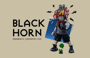 The Circle Actionfigur Kit 1/12 Black Horn Year1 of the Loong Limited Edition 16 cm