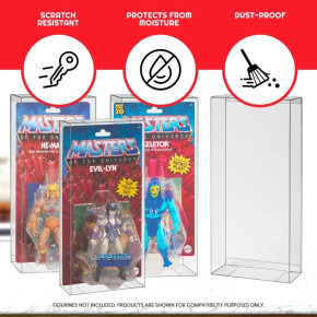 Lot de 10 boîtiers PET pour figurines MotU Origins Power Posing (Carded)