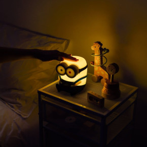 Minions Squishy LED Lampe mit Akku, Timer und USB-C