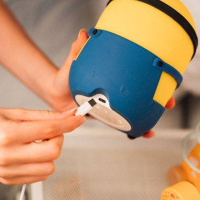 Minions Squishy LED Lampe mit Akku, Timer und USB-C