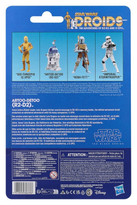 Star Wars Droids R2-D2 (Artoo-Detoo) Black Series Actionfigur von Hasbro
