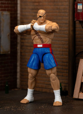 Ultra Street Fighter II: The Final Challengers Action Figure 1/12 Sagat 15 cm