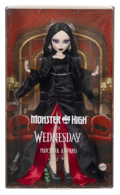 Monster High x Wednesday Collector Puppe Morticia Addams